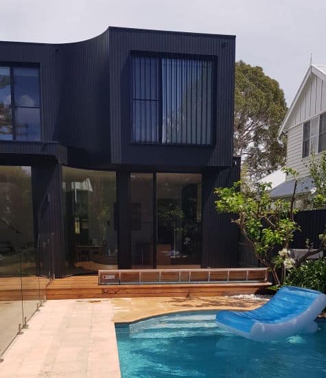 Modern House with Pool — Pool Cover Systems in Nowra, NSW