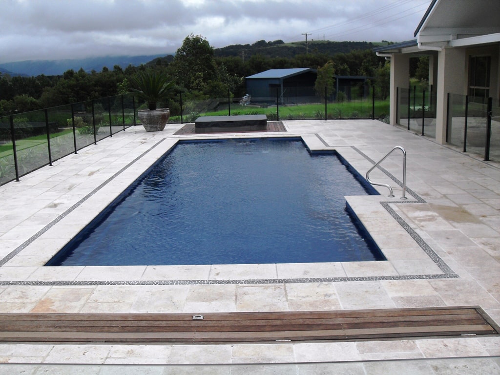 Square pool — Pool Cover Systems in Nowra, NSW