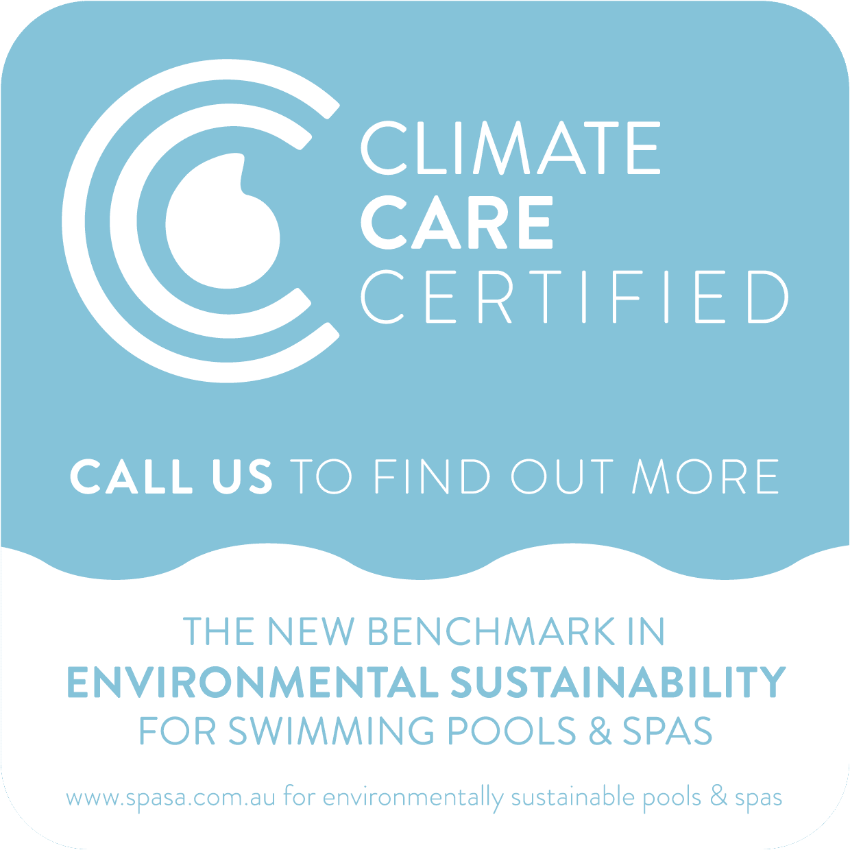 Climate Care Certified Product by SPASA Australia