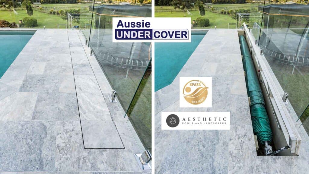 Aussie UnderCover Aesthetic Pools under-ground pool cover — Pool Cover Systems in Nowra, NSW