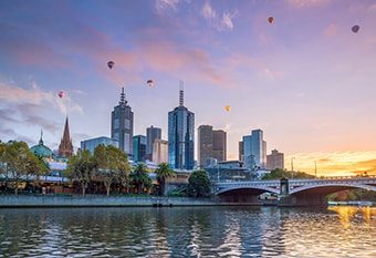 Melbourne City Skyline at Twilight — Pool Cover Systems in Melbourne, VIC