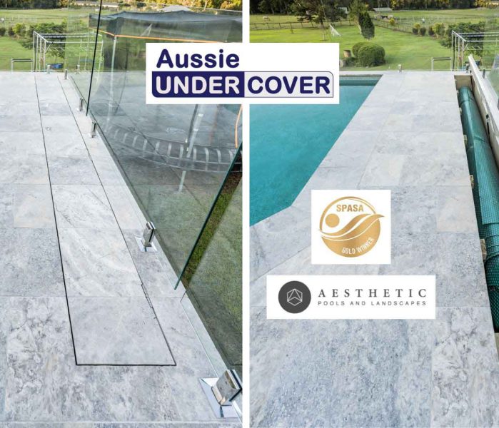 Aussie UnderCover Aesthetic Pools under-ground pool cover — Pool Cover Systems in Nowra, NSW